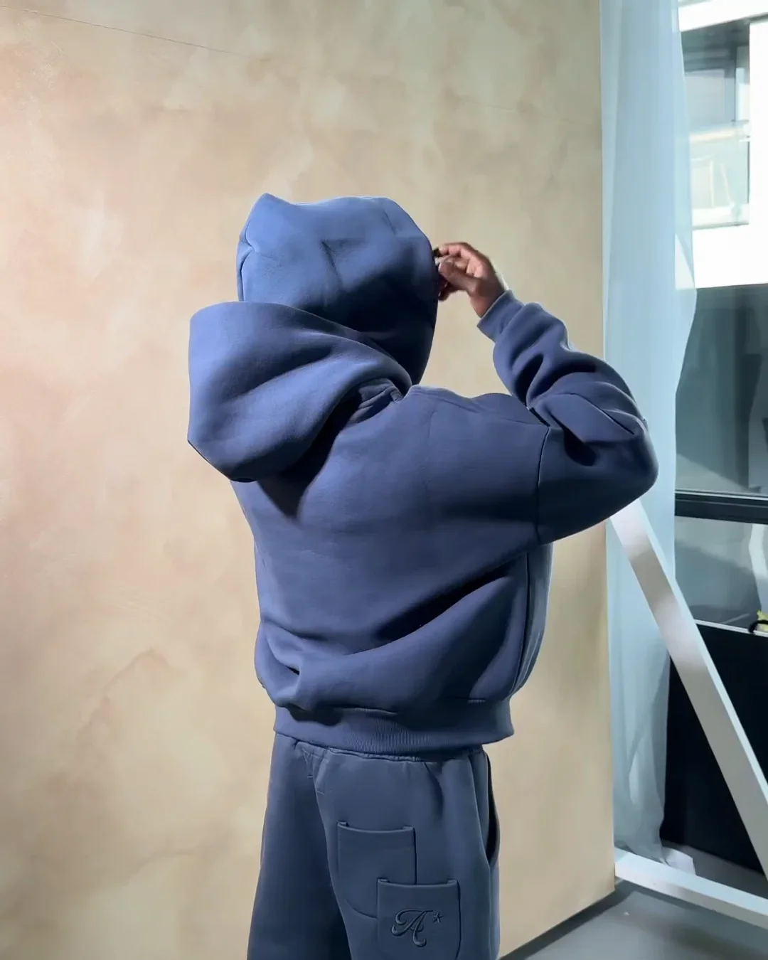 Harajuku Street однотонная спортивная толстовка с капюшоном осенняя мужская и женская