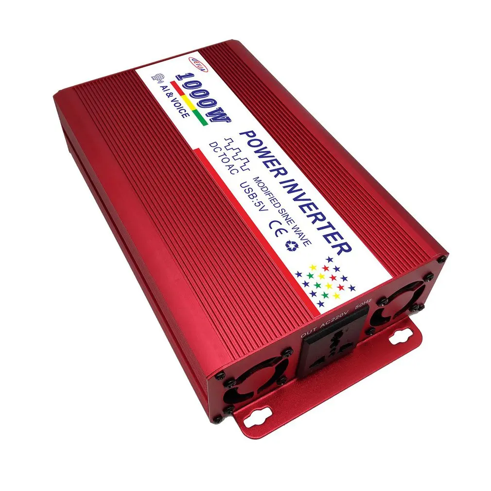 

1000W Car Inverter US/EU Specifications Inverter Power Converter Booster With Dual USB Car Inverter DC12V AC110V