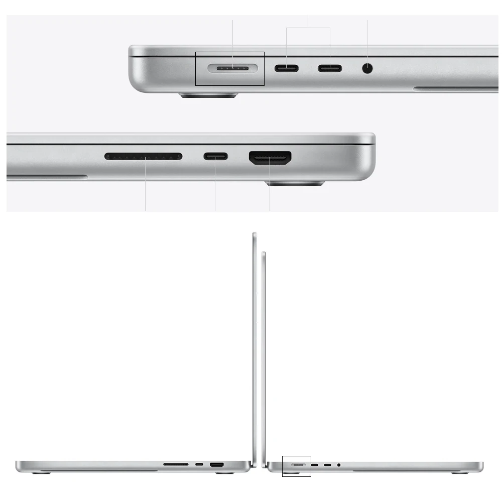 Адаптер зарядного устройства для MacBook Pro Air M1 M2 M3 A2442 A2485 A2681 A2363 67 Вт 30 140