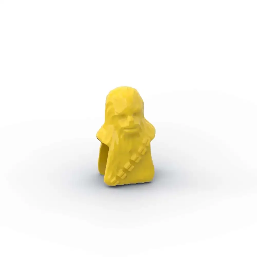 MOC 10 шт. головоломка частицы 30483 Горилла волосы строительные блоки Wookiee Solider голова