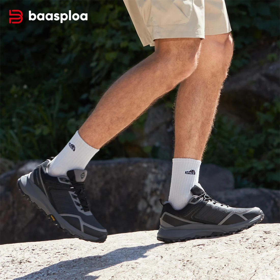 Baasploa/мужская походная обувь новинка 2024 повседневные легкие кроссовки на