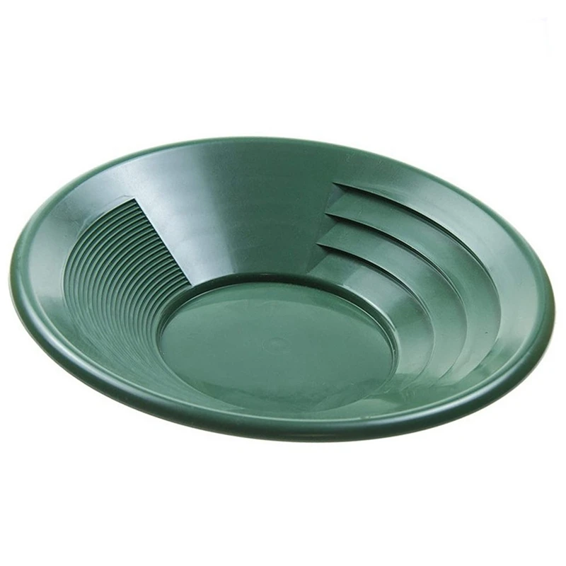 

JHD-1Pcs Пластиковая Золотая раковина для горных работ, горнодобывающая раковина, дноуглубительный инструмент для реки, оборудование для очистки золота, зеленое