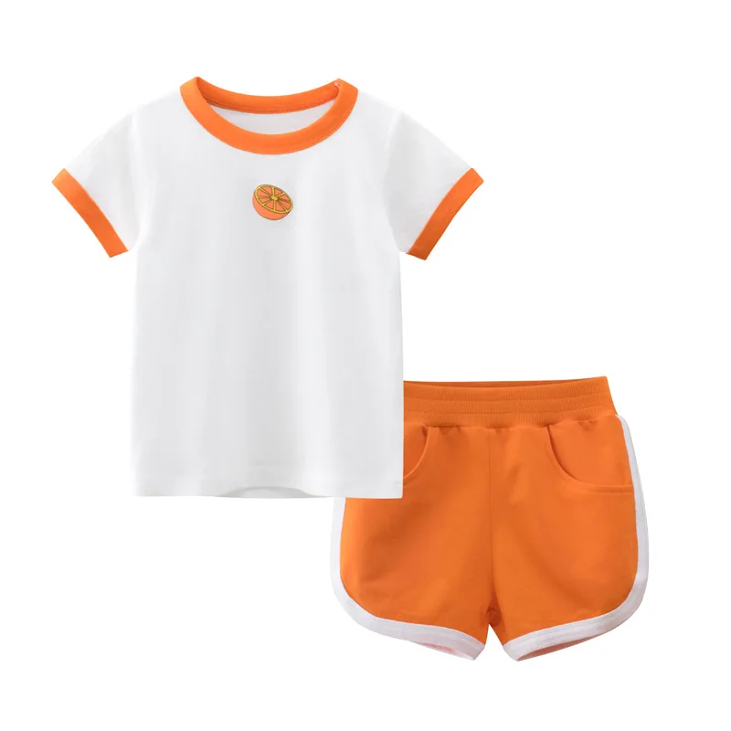 

Girls T-Shirt Shorts Two Piece Set Lww10004
