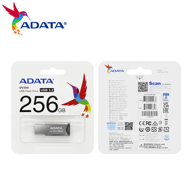 USB флеш-накопитель ADATA UV350 3 2 32/64/128/256 ГБ