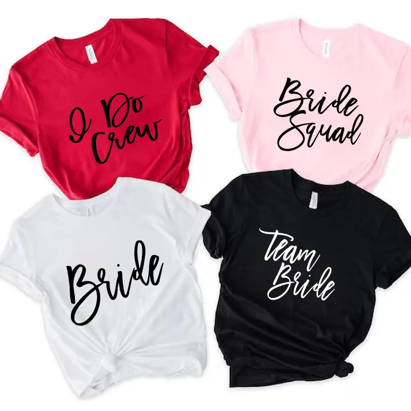 

Single Farewell Tees Bachelorette Hen Party Shirt Future Bride Tshirt Team Bride T-shirt Bridesmaid Bridal Wedding Engaged Tops
