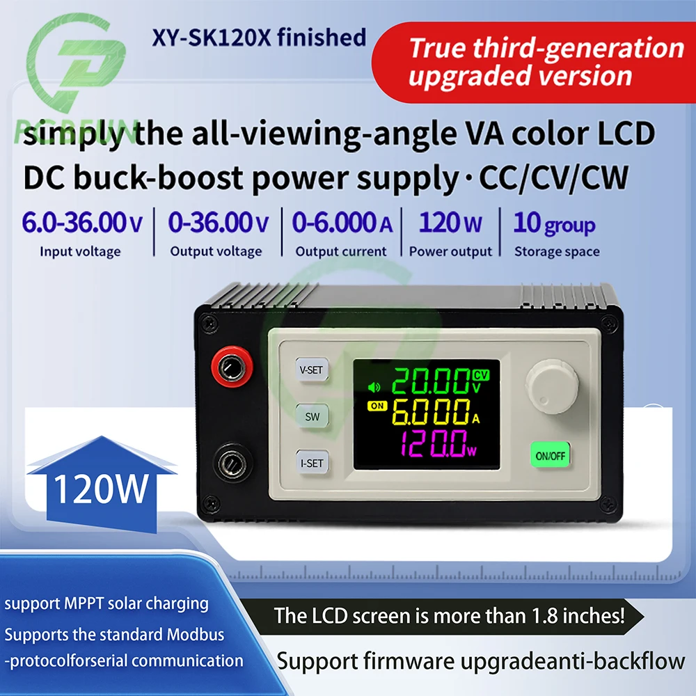 Фото SK60 SK120 Подъемное напряжение с числовым управлением Регулируемый регулятор напряжения постоянного тока Блок питания CV Модуль солнечной зарядки постоянного тока №2
