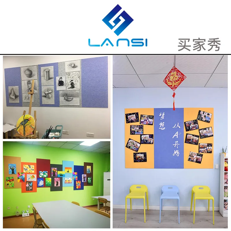 

Felt Board Wall Sticker Message Board Photo Board Cork Nail Board Wallboard Background Wall Kindergarten Display Decoration