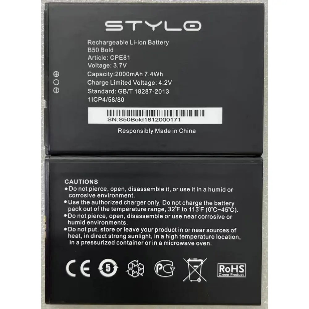 

3.7V 2000mAh Original STYLO CPE81 Replacement Battery