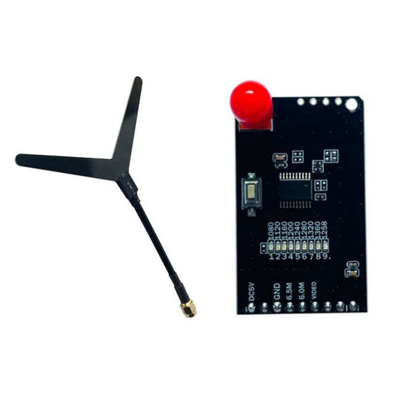 ABGZ-1.2G 1.3G VRX 9-канальный FPV видео-аудиоприемник передачи на большие расстояния для