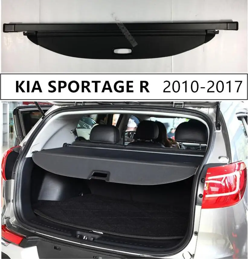 

For Car Rear Trunk Security Shield Cargo Cover For KIA SPORTAGE 2011 2012 2013 2014 2015 2016 2017 High Qualit Auto Accessories