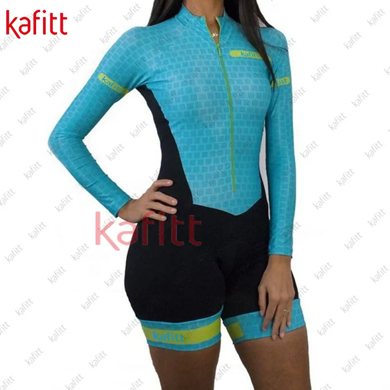 Велосипедный комбинезон kafitt женская футболка с длинными рукавами для дорожного