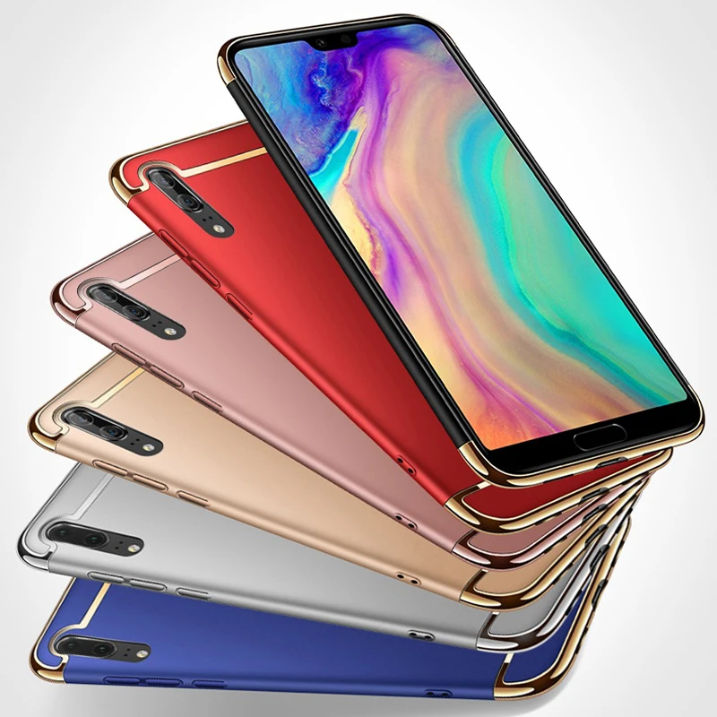 Роскошный Жесткий чехол 3 в 1 для Huawei P20 P30 P40 Lite Mate 40 20 Honor 9 10 30s 20i 10i 8X - купить по