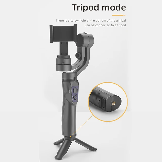 Bonola 3 Axis Handheld Gimbal Stabilizer for IOS/Andriod Smartphone Stabilizer Tripods Video Record Vlog Anti-shake Phone Gimbal 5