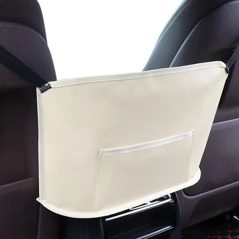 

Средний Органайзер на переднее сиденье автомобиля, Высококачественная кожаная Автомобильная Сумочка, органайзер на сиденье, сумка для хранения для автомобильного интерьера