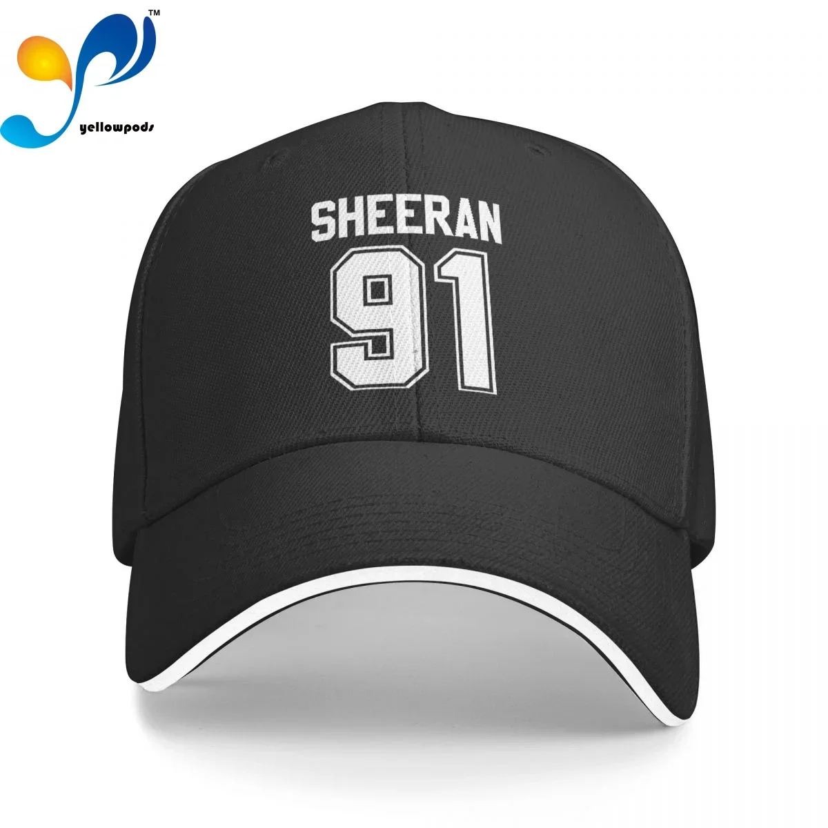 

SHEERAN 91 Letters Print Trucker Cap Snapback Hat for Men Baseball Mens Hats Caps for Logo