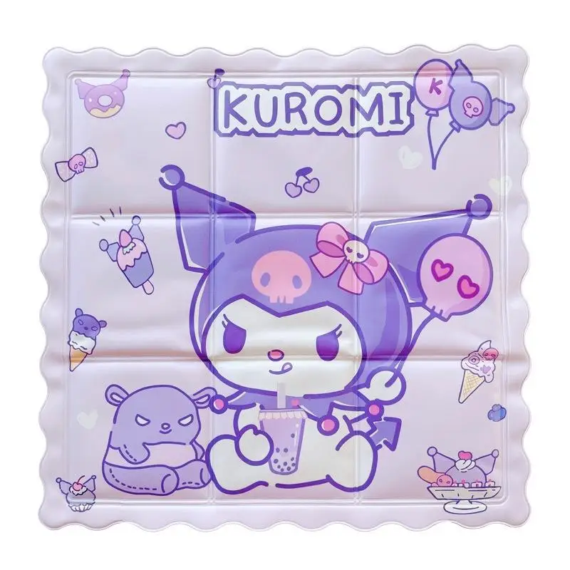 

Kawaii Sanrioed Cinnamoroll Kuromi новый узор лето Высокая красота охлаждение офисное сиденье охлаждающая подушка для ноутбука