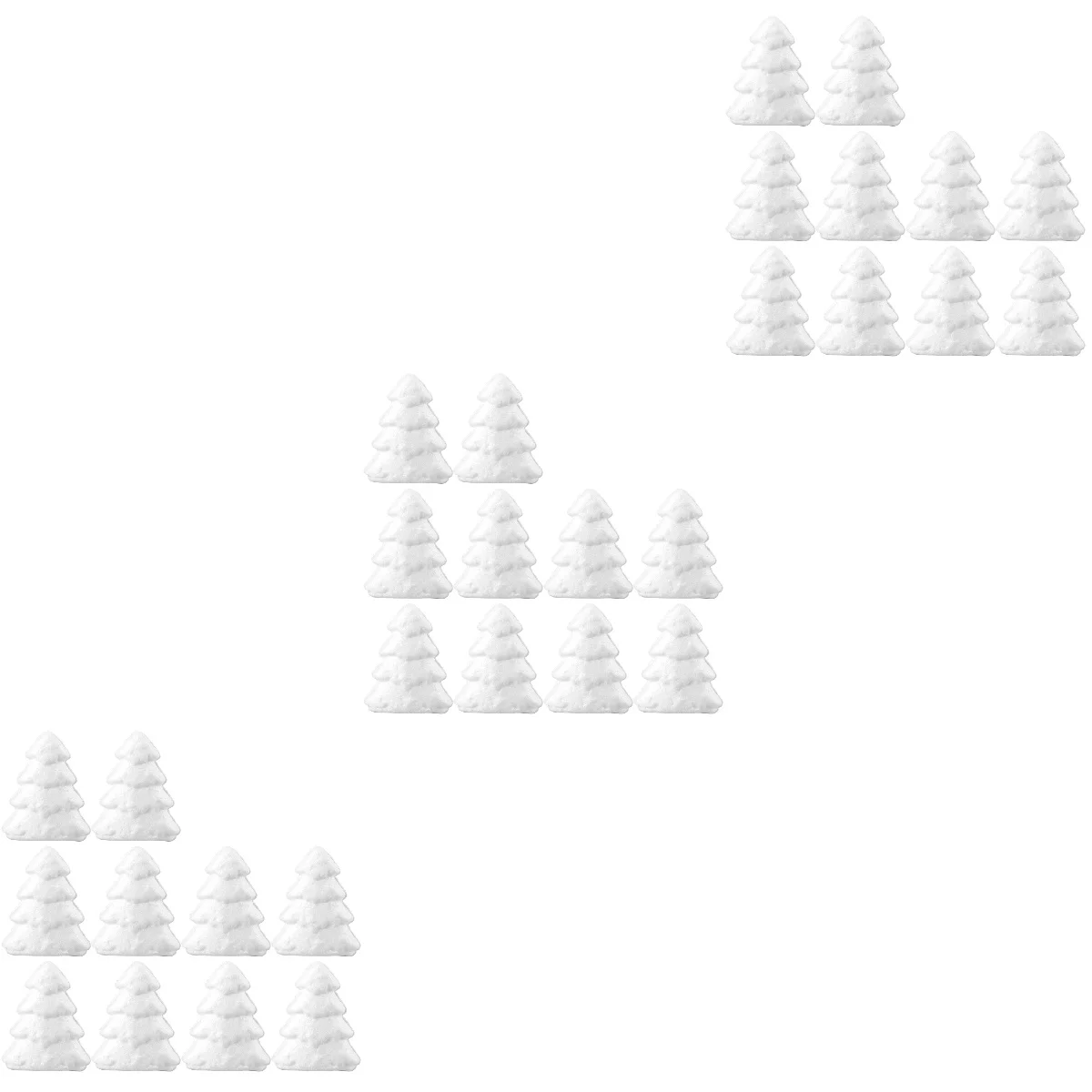 

Christmas Tree Styrofoam Diy Cones Crafts Ornaments White Polystyrene Modellingmold Cone Shapesballs Arranging Kids Gift Church