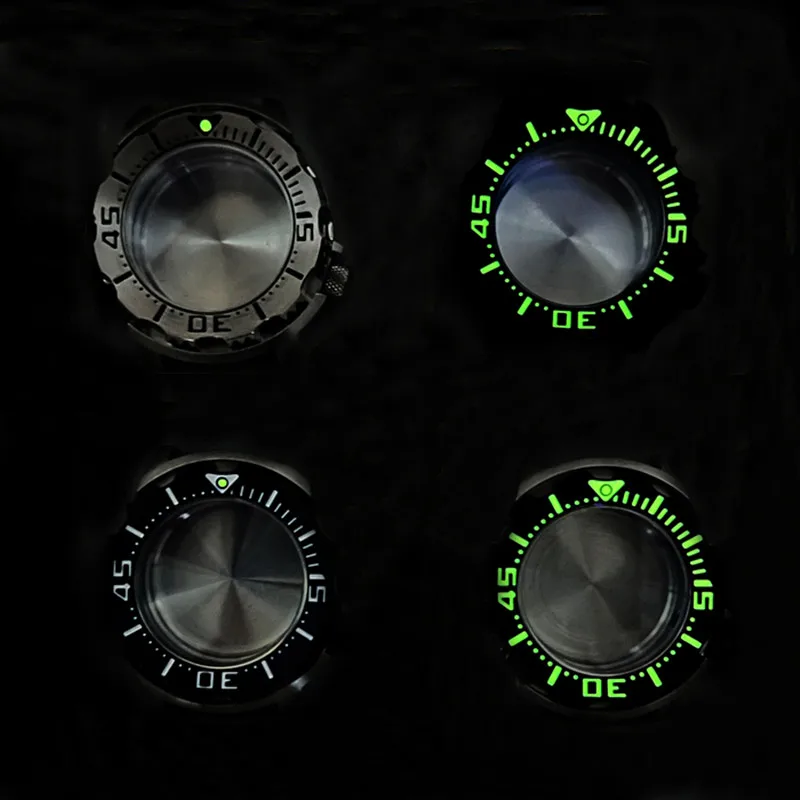 Heimdallr Monster Watch Case Ceramic Bezel Modified From Seiko Homage Fits For NH35 NH36A Automatic Movement Waterproof Watch