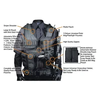 military law enforcement tactical vest adjustable breathable assault combat vest hunting vest hunting suit survival in the wild