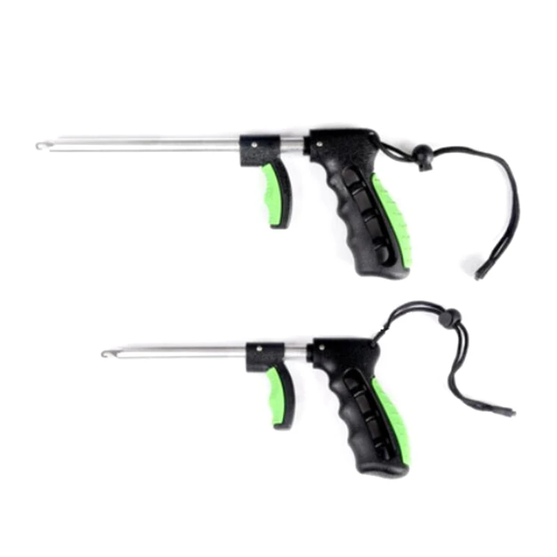 

2 Pieces Fishing Hook Remover Extractor Squeeze-Out Fish Hook Separator Tools Spring-Loaded Handle With Wrist-Strap