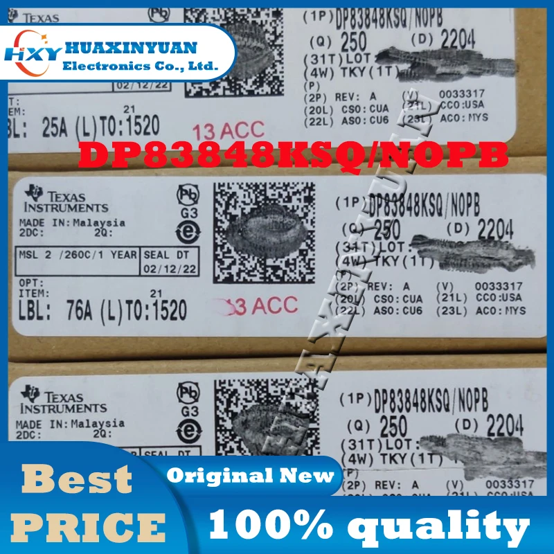 1 шт./партия, DP83848KSQ/NOPB WQFN40 DP DP83 DP83848 DP83848K DP83848KS DP83848KSQ/N