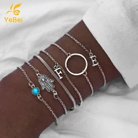6pcs womens stainless steel jewelry 2022 summer bracelets for women designer jewelry stainless steel women gift for girlfriend