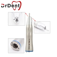 dental low speed 11 x65x65l straight hand piece dentistry inner water with led optical fiber blue ring surgery handpiece