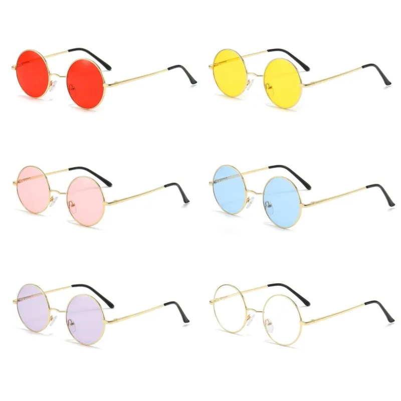 

Солнцезащитные очки женские без оправы, винтажные модные овальные аксессуары в золотой оправе, с розовыми линзами, Uv400, лето 2023