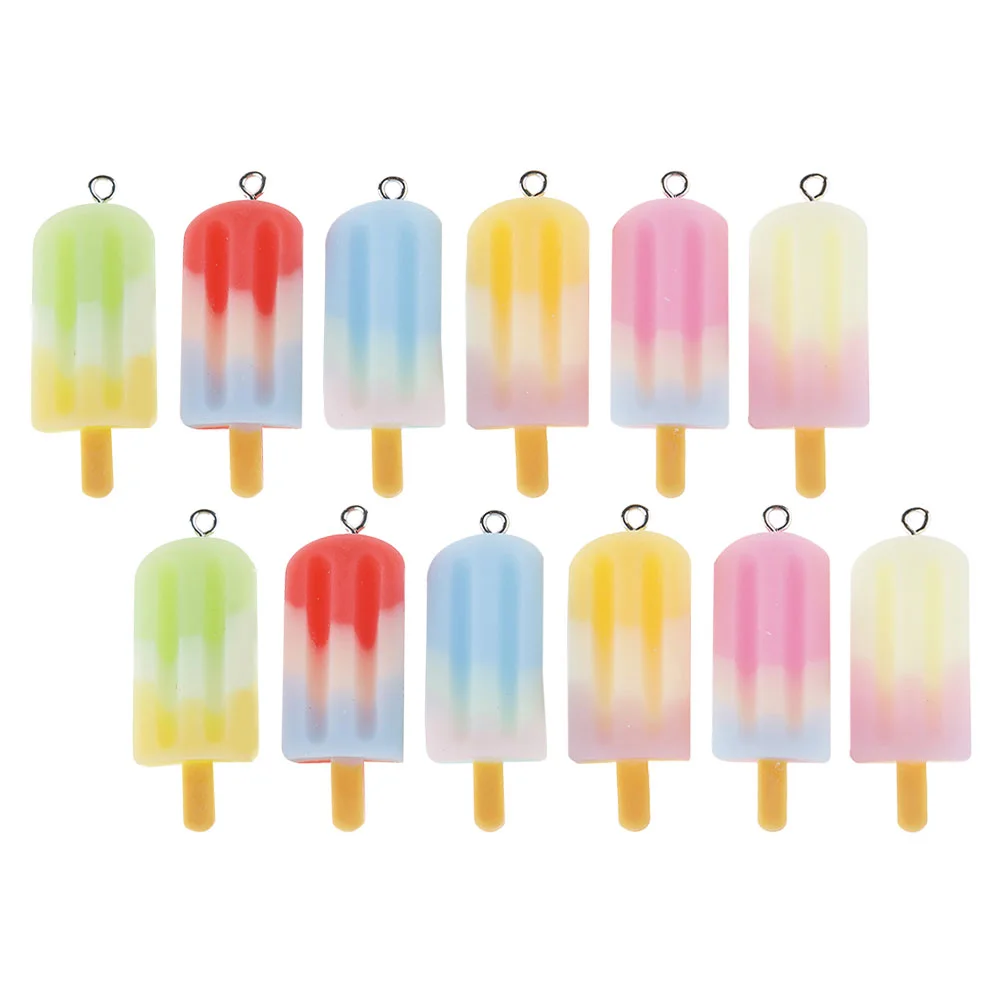 

Глиняные Разноцветные Подвески в виде палочек для мороженого, 4, 2 х1, 5 см, 20 шт.