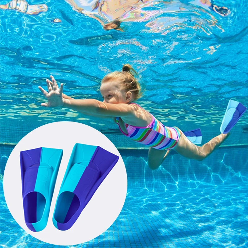 

Soft and Comfortable Snorkel Swimming Fins Kids Flippers Equipment Set Xxs-xl Swimming Training Water Diversion Anti-skid Design