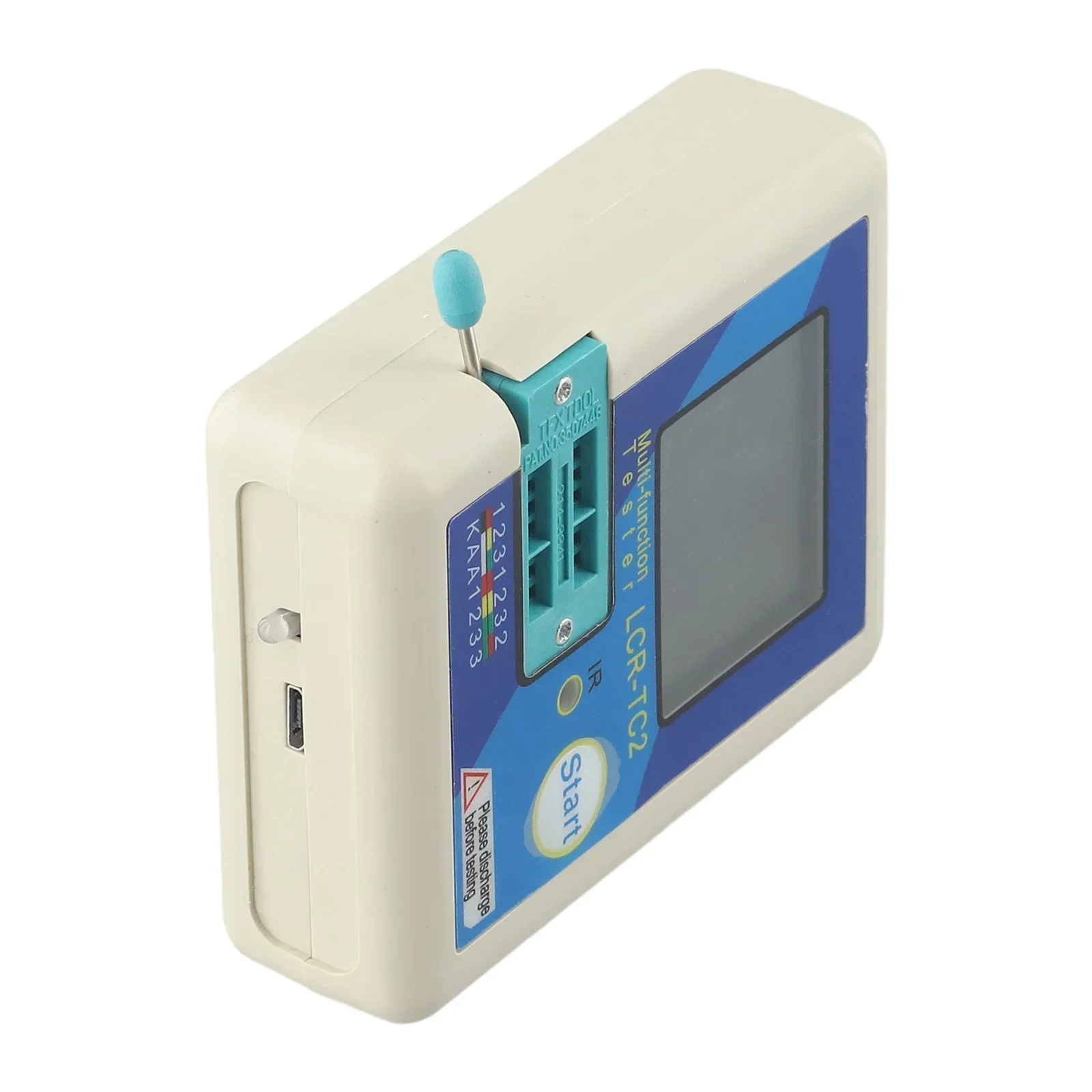 Портативный тестер транзисторов LCR TC2 совместим с диодами триодами транзисторами