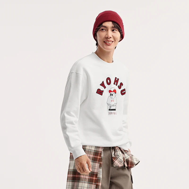 Фото Мужская толстовка Semir, зима 2021, новая пара, одинаковые вышитые иллюстрации, уличная одежда с художественными узорами №5