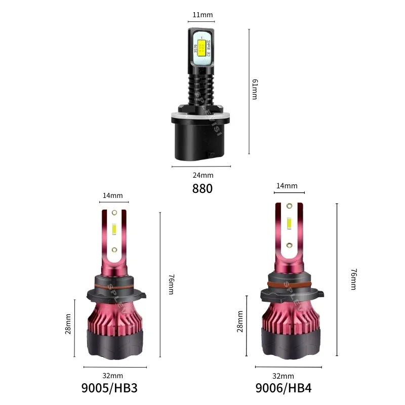 светодиодные фонари для автомобиля GMC Envoy XL 2002 2003 2004 2005 2006 XUV 9005 9006 Противотуманные