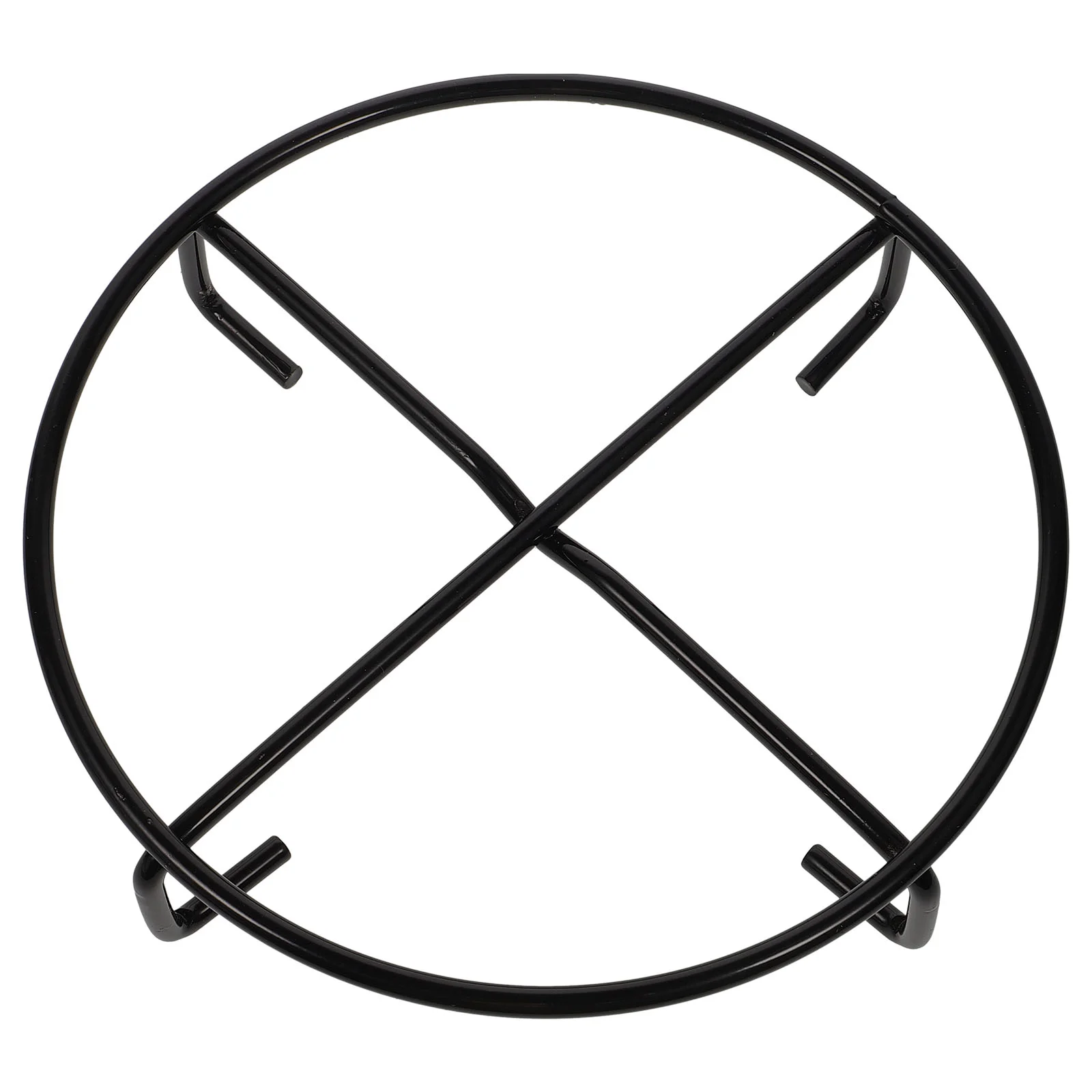 

Outdoor Grill Camping Kettle Barbecue Pot Shelf Rack Cooking Stainless Steel Non-slip