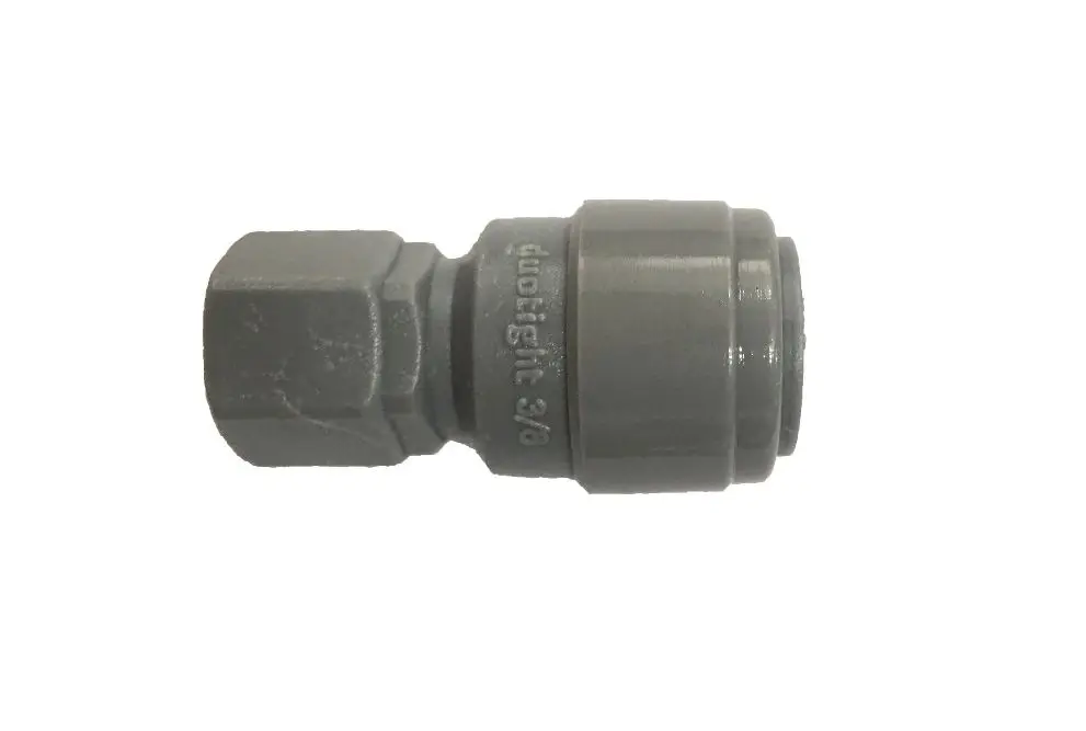 

Kegland duotight - 9,5mm(3/8) x FFL (to fit MFL Disconnects) plastic quick connect pipe hose Connector fittings push-in joint