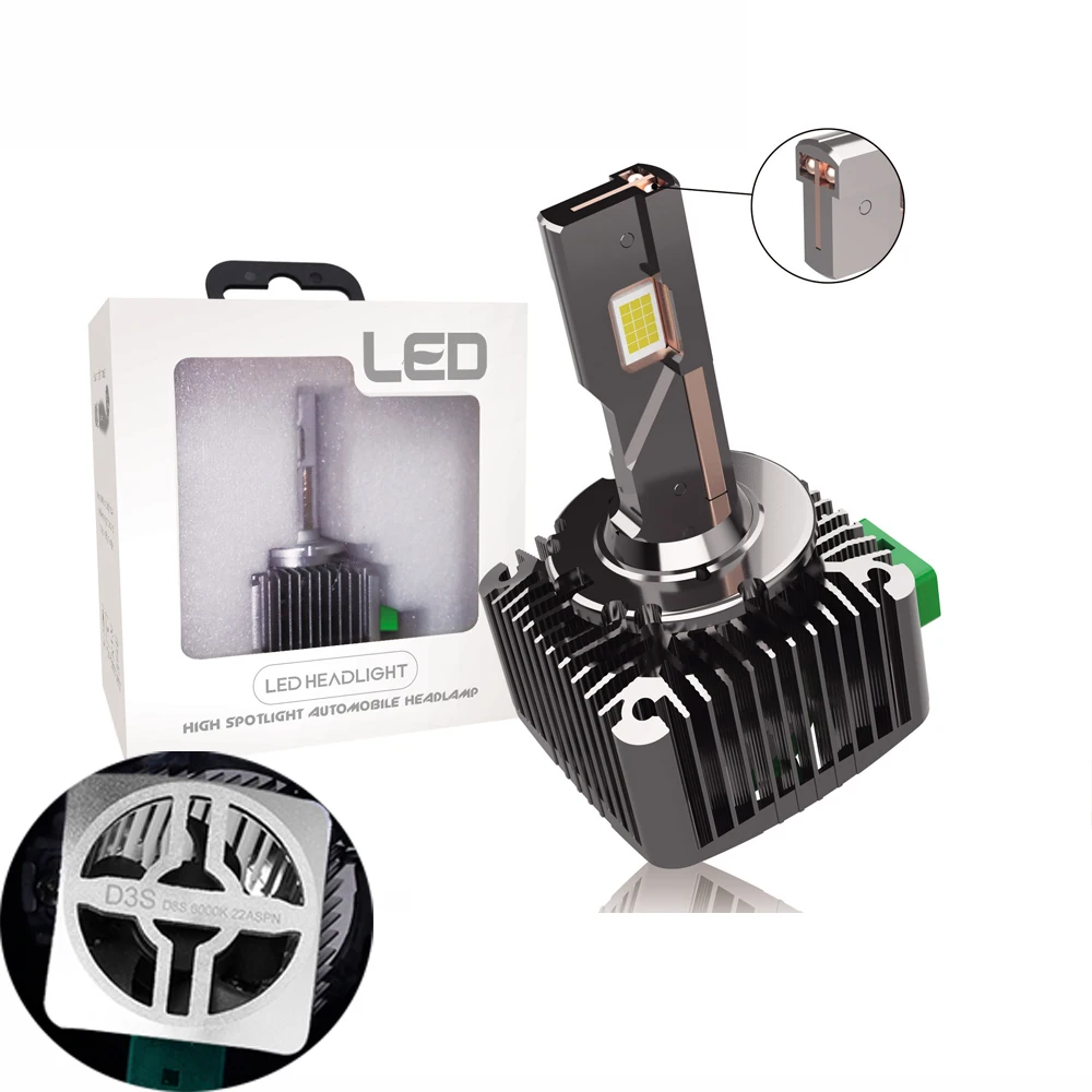 

2pcs D1S D1R D2S D2R D3S D3R D4S D8S D5S 110W LED Car Headlight Bulbs Replace HID Xenons Light Lamp Headlight 1:1 Mini Lamp RD7