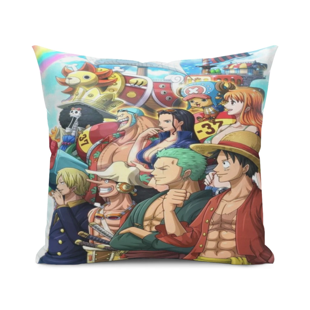

Pillow cover Luffy Solon One Piece cartoon fashion creative living room chair sofa home decoration