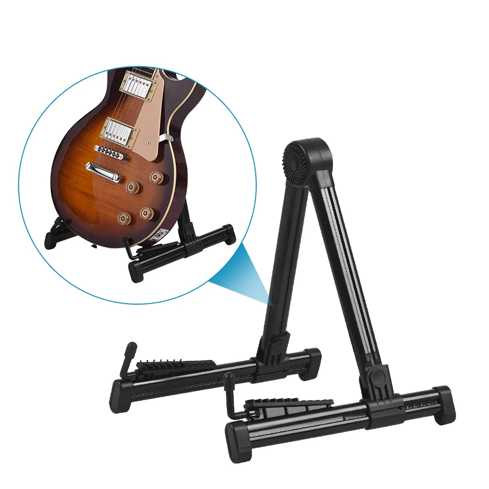 

Professional Electric Guitar Stand Universal Foldable Electric Bass Stand Ukulele Stand Music Stand Guitar Accessories