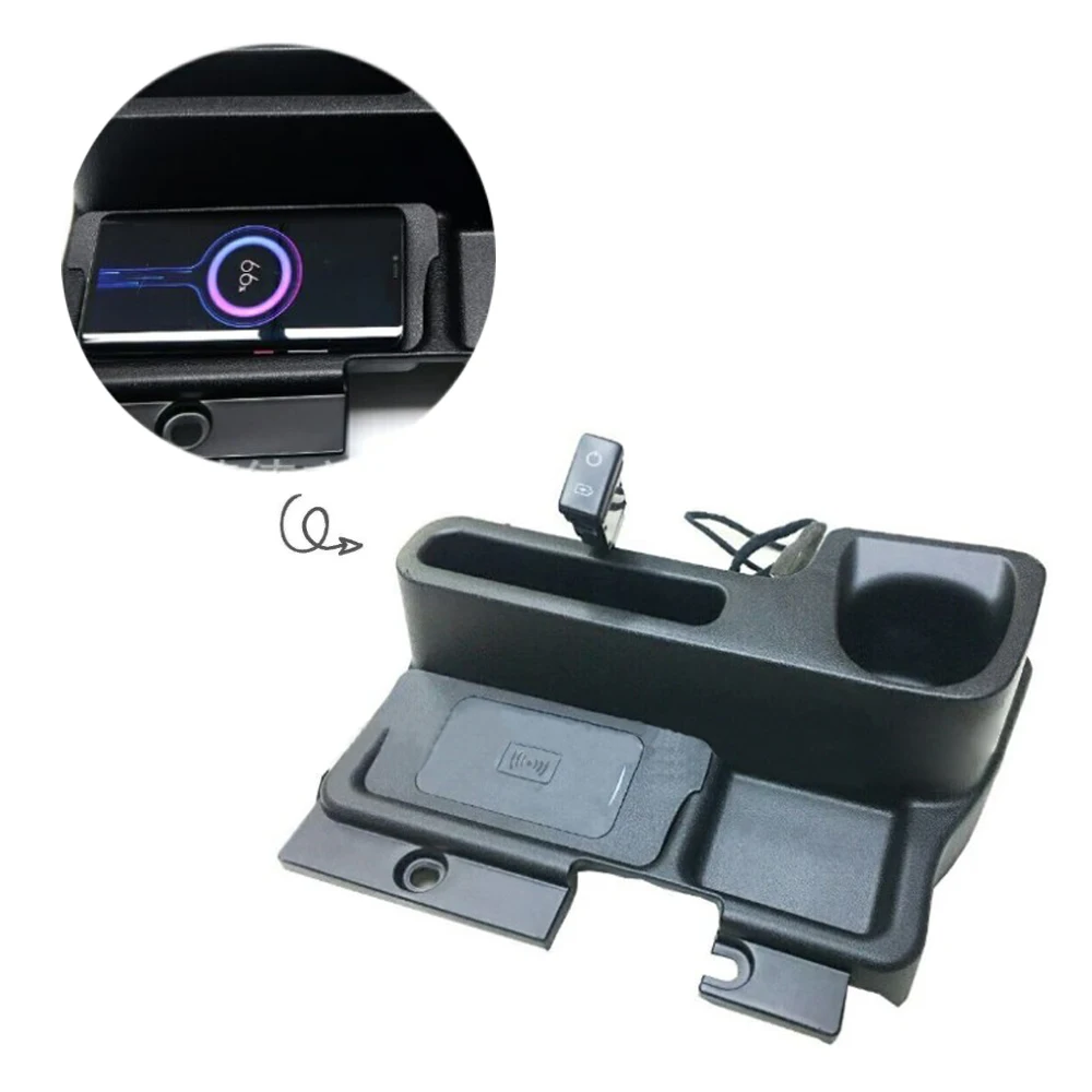 

Centre Console Car wireless charger for Toyota Land Cruiser LC70 LC71 LC76 LC77 LC79 charging pad phone stand Accessories