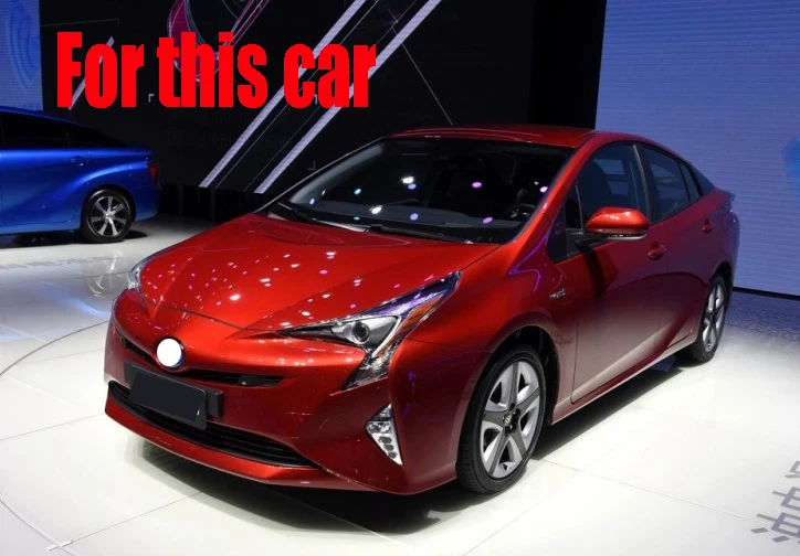 ABS хромированный воздушный поток наклейка на крыло для Toyota Prius 2016 2017