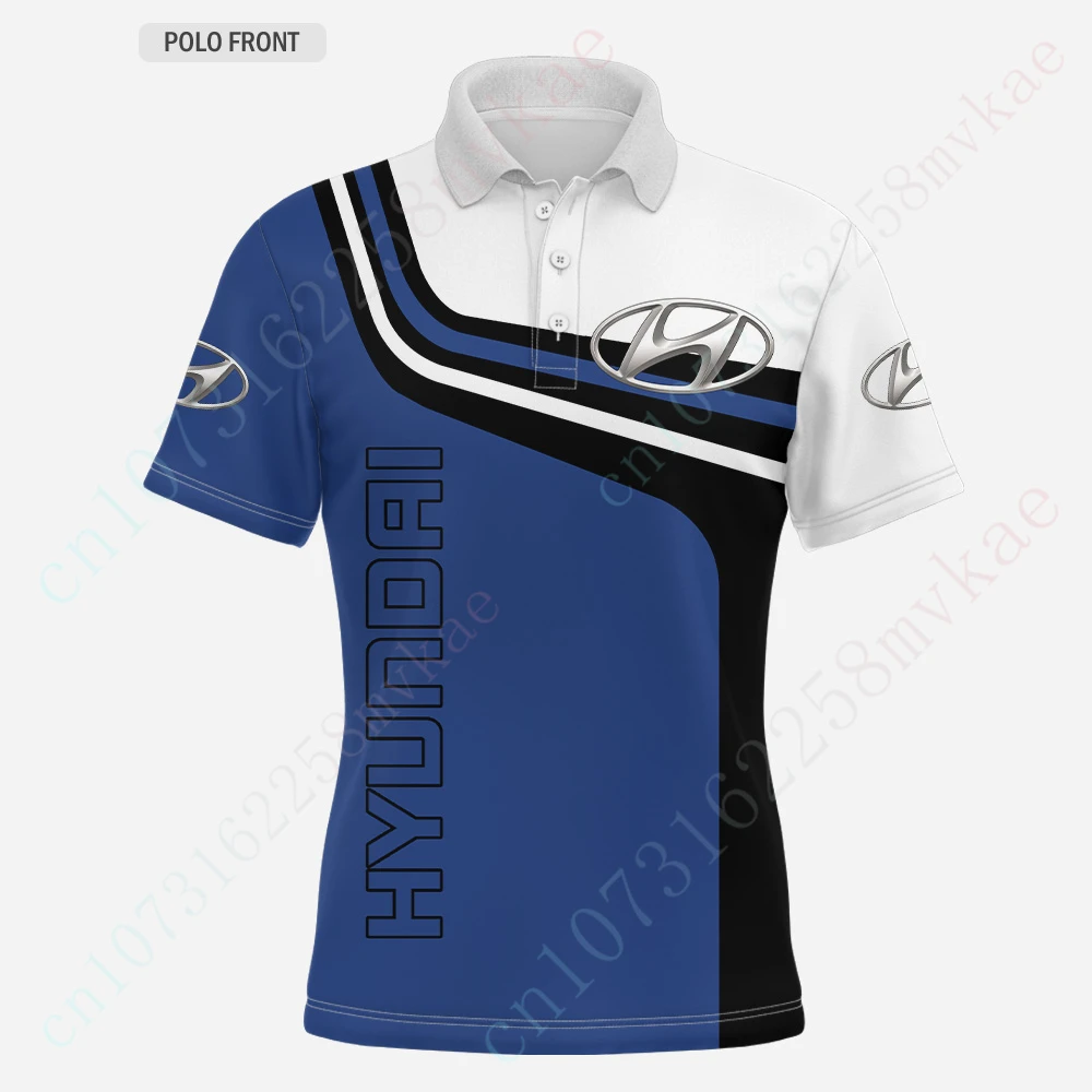 

Hyundai T-shirts Casual 3D Printing T Shirt For Men's Clothing Harajuku Short Sleeve Top Anime Breathable Polo Shirt Unisex Tee
