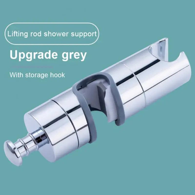 

Universal Hand Shower Holder Easy Installation Shower Head Holder Adjustable Shower Holder With Hooks Bathroom Bracket