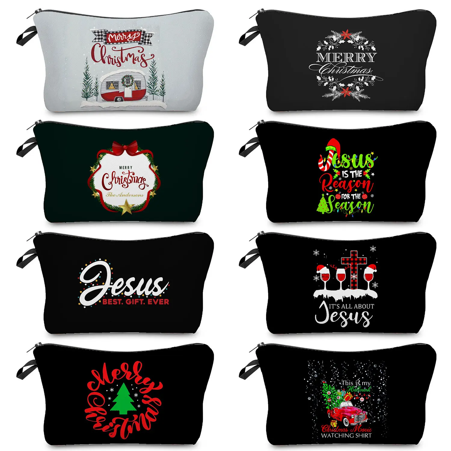 

Storage Organizer Candy Customizable Personalized Picture Makeup Bags Chic Letter Printed Fashion Christmas Gift Bag Pencil Case