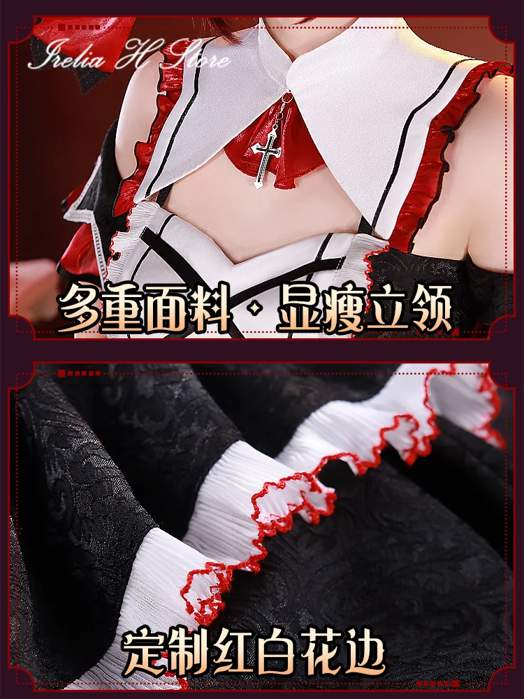 Irelia H Tokisaki Kurumi с даты костюм для косплея в прямом эфире аниме Honjou Nia платье костюмы