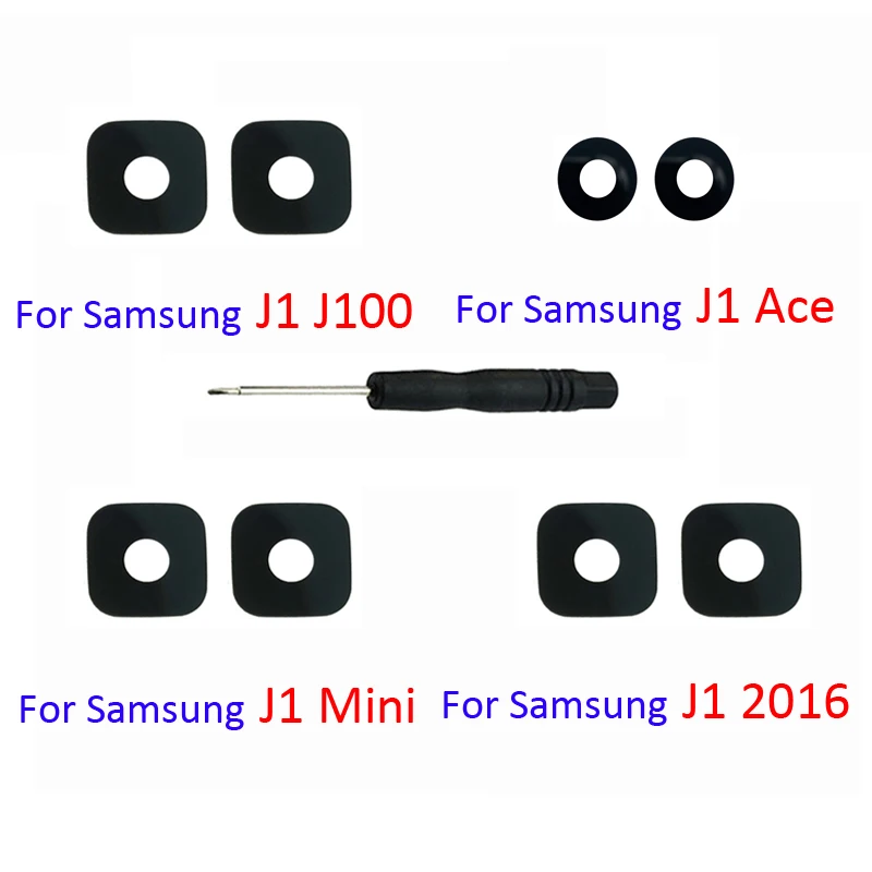 Стеклянный объектив для камеры телефона Samsung Galaxy J1 Mini Ace J100 J110 J111 j105 J106 J120 новый задний объектив запасная часть с инструментами
