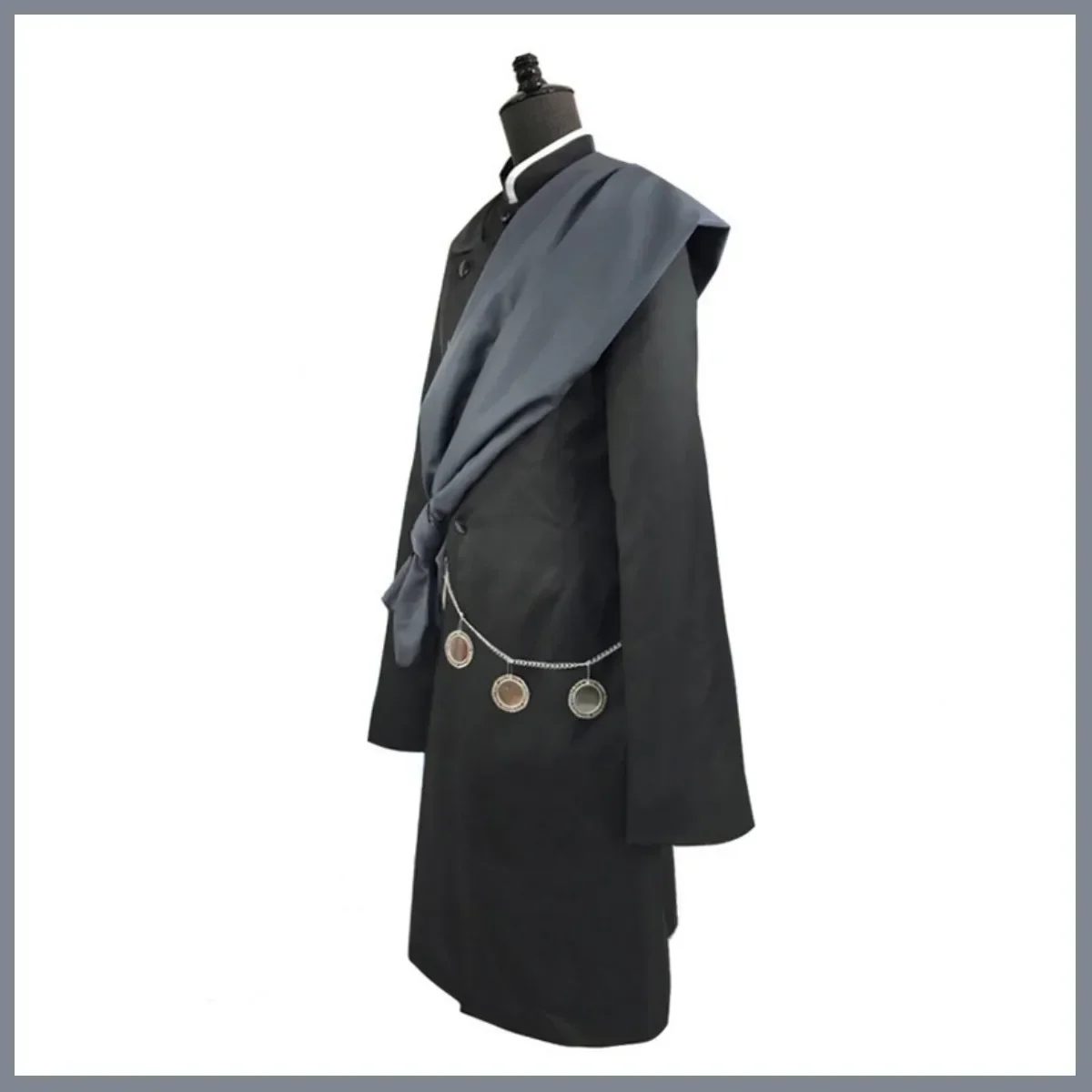 Костюм для косплея из аниме Черный Батлер серебристый парик шаль Униформа