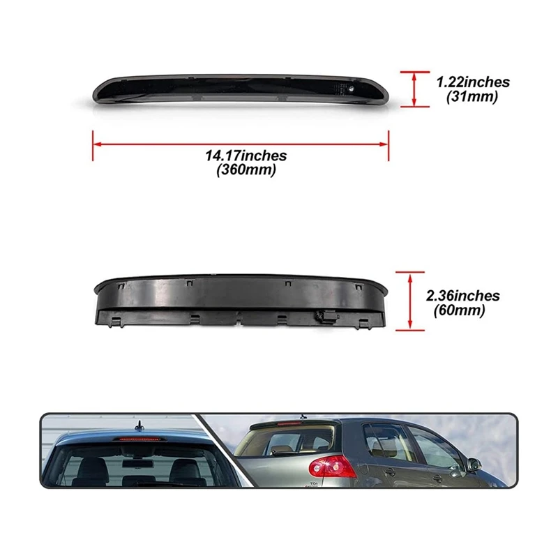 Автомобильная высоко установленная Тормозная лампа третья заднего сигнала