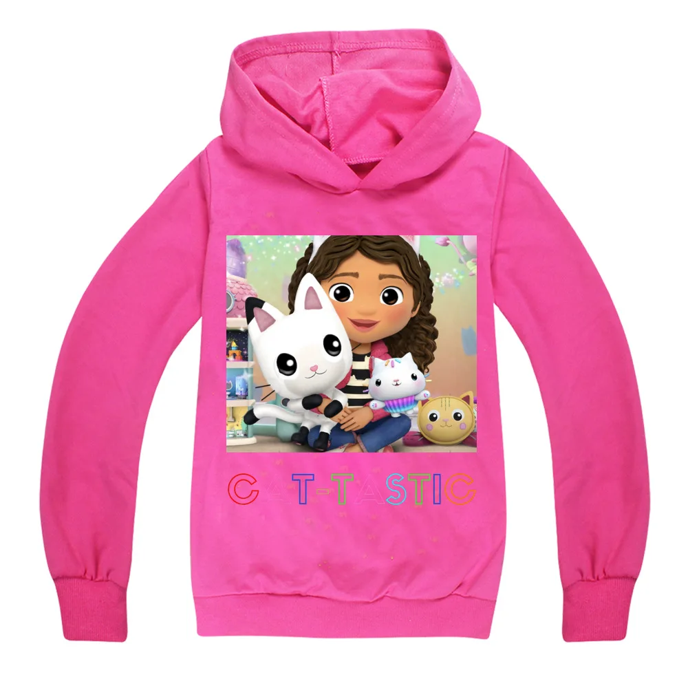 

Gabby's Dollhouse Hoodie Kids Cartoon Gabby Cats Hoodies Children Long Sleeve Coats Baby Boys Clothes Girls Pullovers Sweatshirt