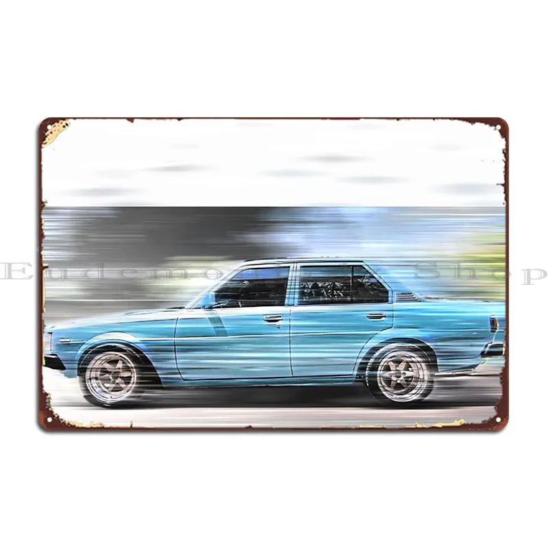 

Синий металлический знак для автомобиля, украшение для стен гаража, дизайнерская Настенная роспись, оловянный знак, плакат