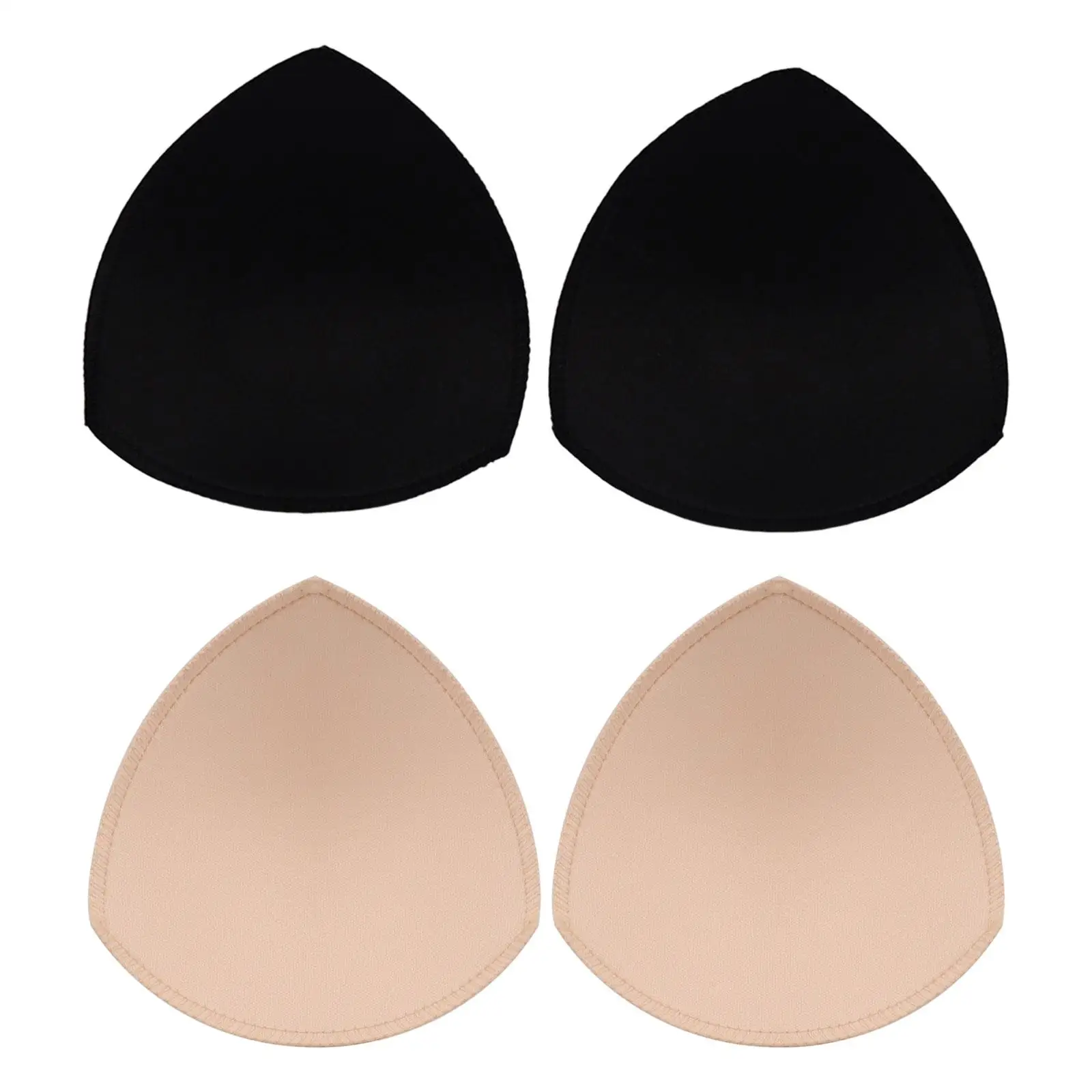 

Women Bra Pads Inserts Removable Women Bra Cups Inserts Triangle Sponge Pads Breathable Push up Padding Inserts for Bikini Top